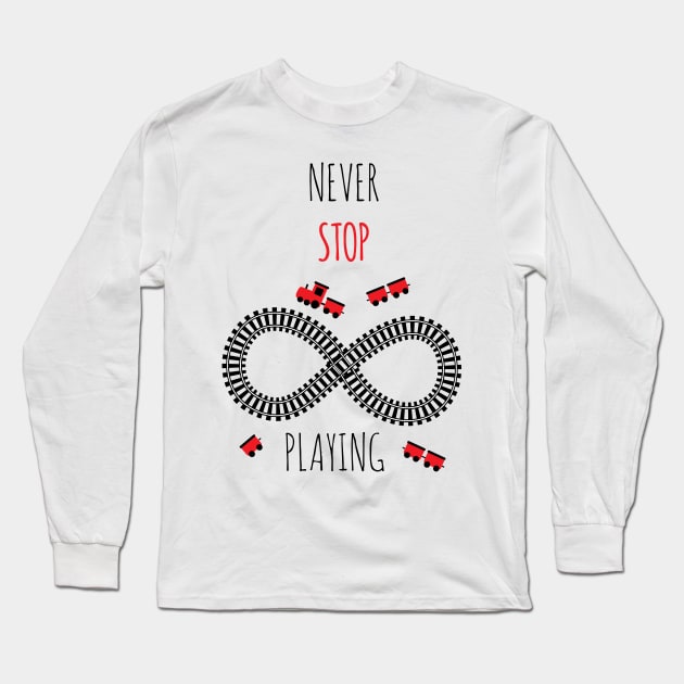 Playing Long Sleeve T-Shirt by TinkM